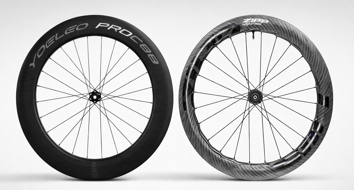 Comparaison roues carbone chinoises Yoeleo et roues premium Zipp 404 Firecrest